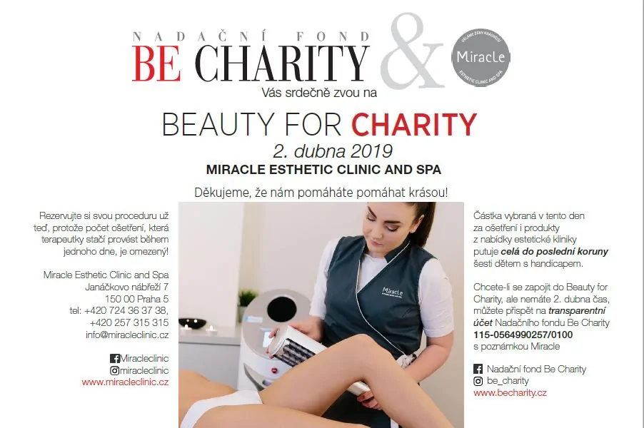 Zkrášlete se na Beauty for Charity a pomozte handicapovaným dětem